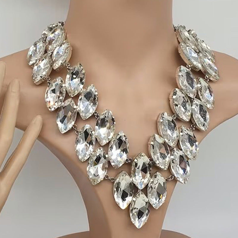 Popular Color Crystal Necklace For Women