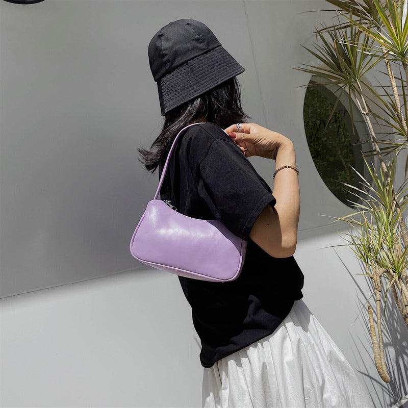 Fashion And Simple Messenger One-shoulder Armpit Bag