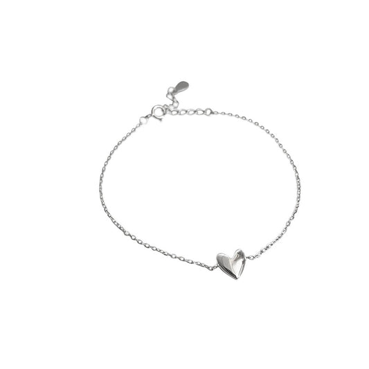 S925 Sterling Silver Small Love Bracelet Women