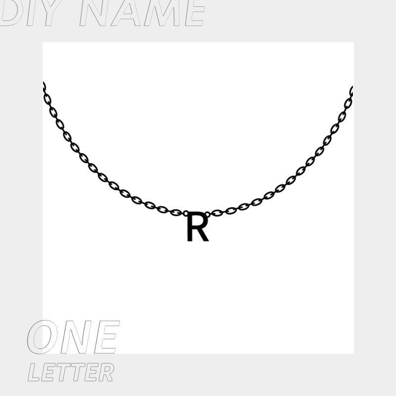 Personalized Name Necklace for Women Initials Necklace Custom Letter Necklace Birthday Gift