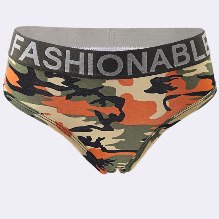 Camouflage Couple Panties Men And Women Boxer Shorts Sports