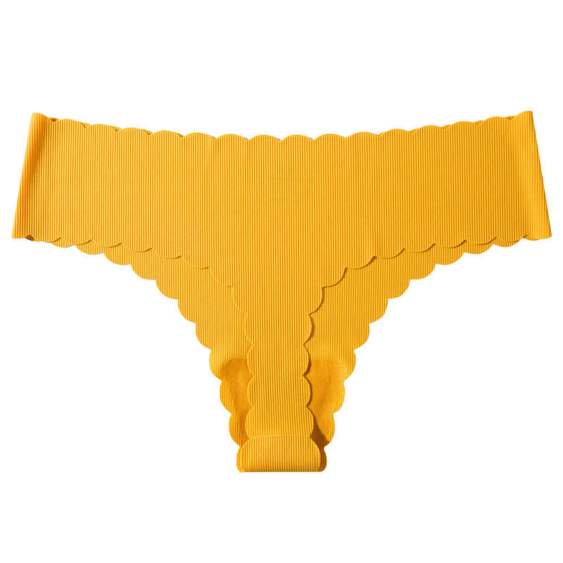 European And American Sexy Low-rise Ice Silk Seamless Panties