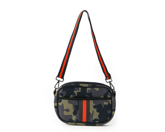 Fashion Neoprene One-shoulder Printed Diagonal Bag