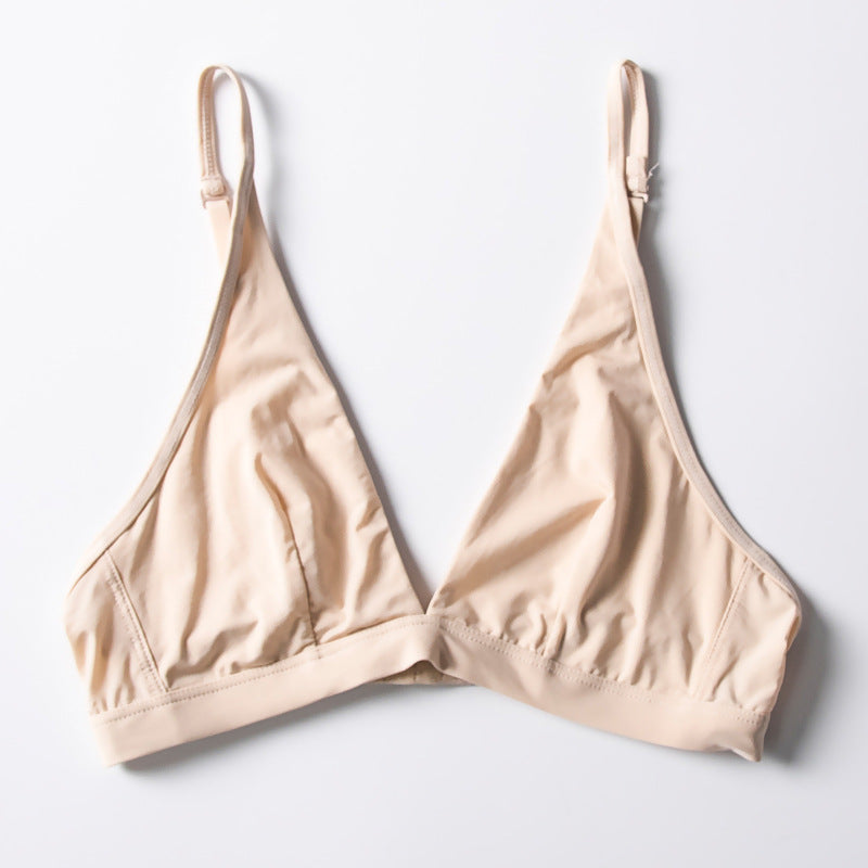 Sexy Small Bra Without Pads And Anti-glare European And American French Back Bra