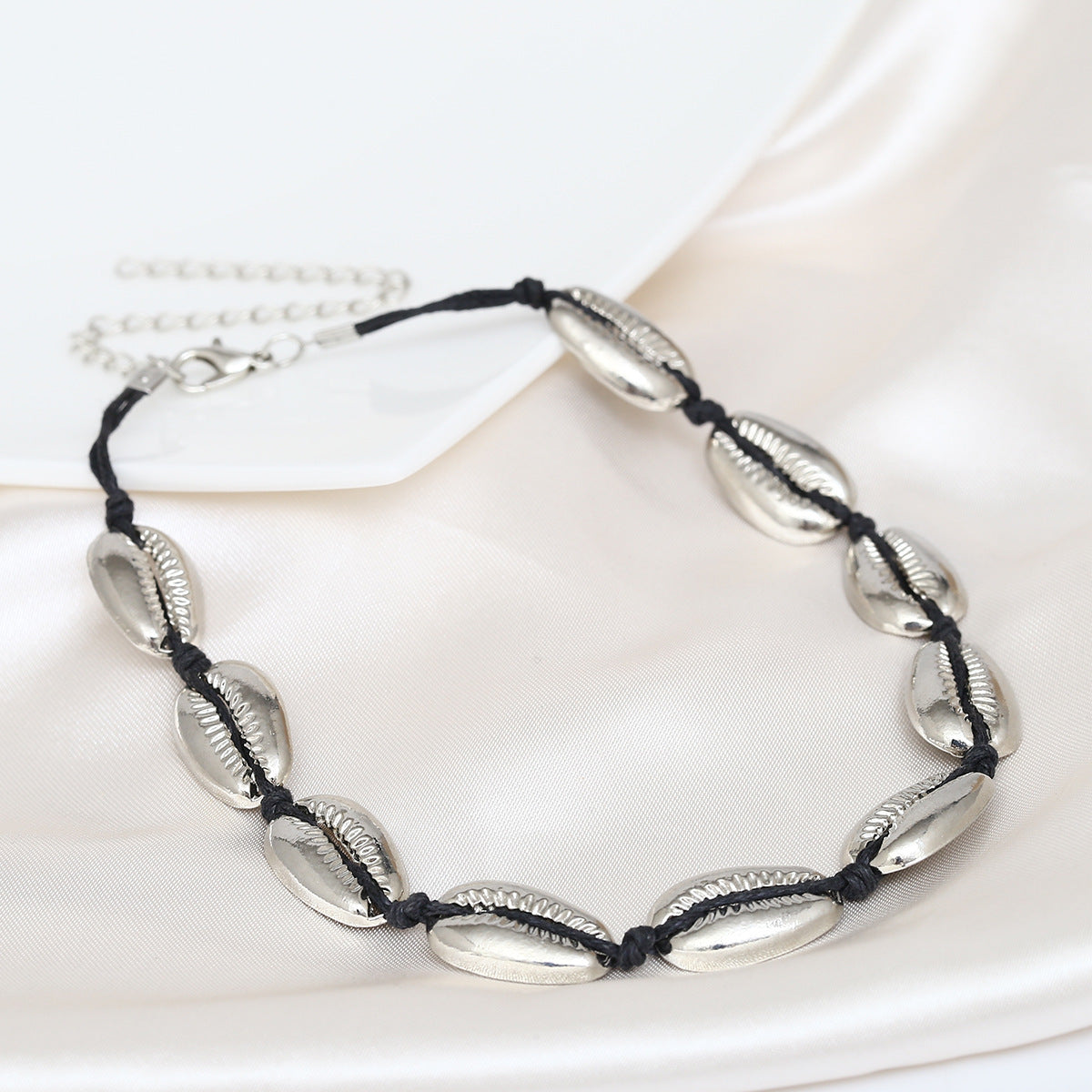 Handmade Stringing Alloy Shell Necklace Women