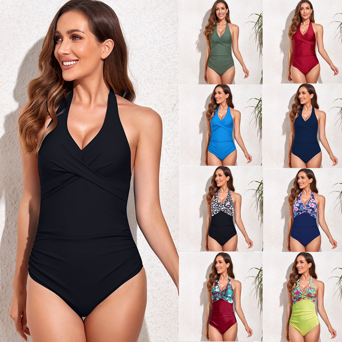 New One-piece Swimsuit For Women In Europe And America