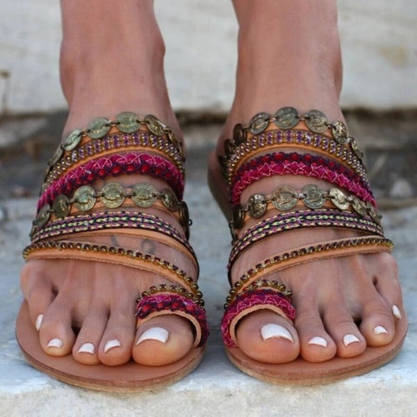 Bohemian beach sandals