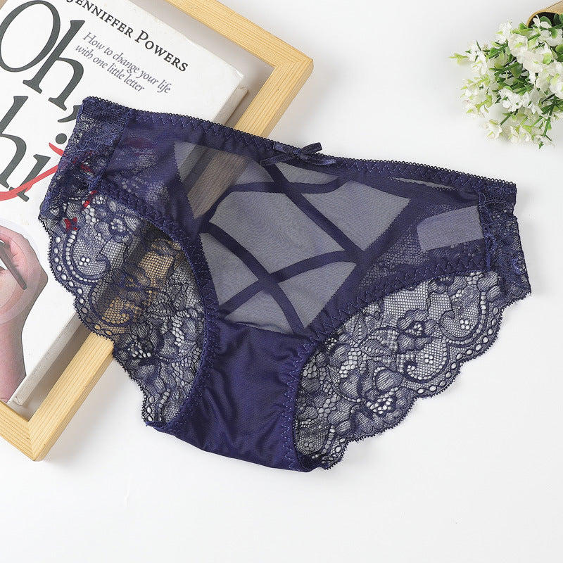 Women's lace cotton panties