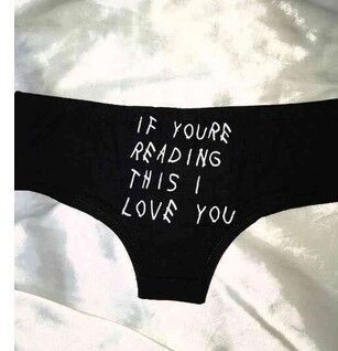 Hot Sale Letter Print Panties