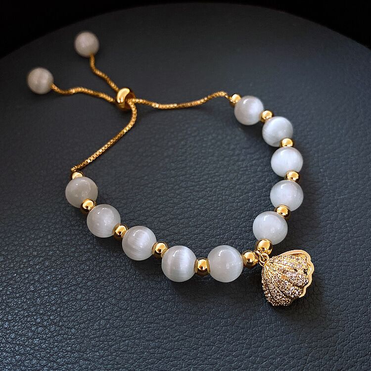 Baroque freshwater pearl bracelet women