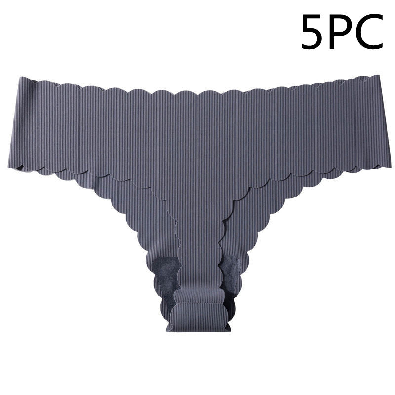 European And American Low-rise Ice Silk Seamless Panties