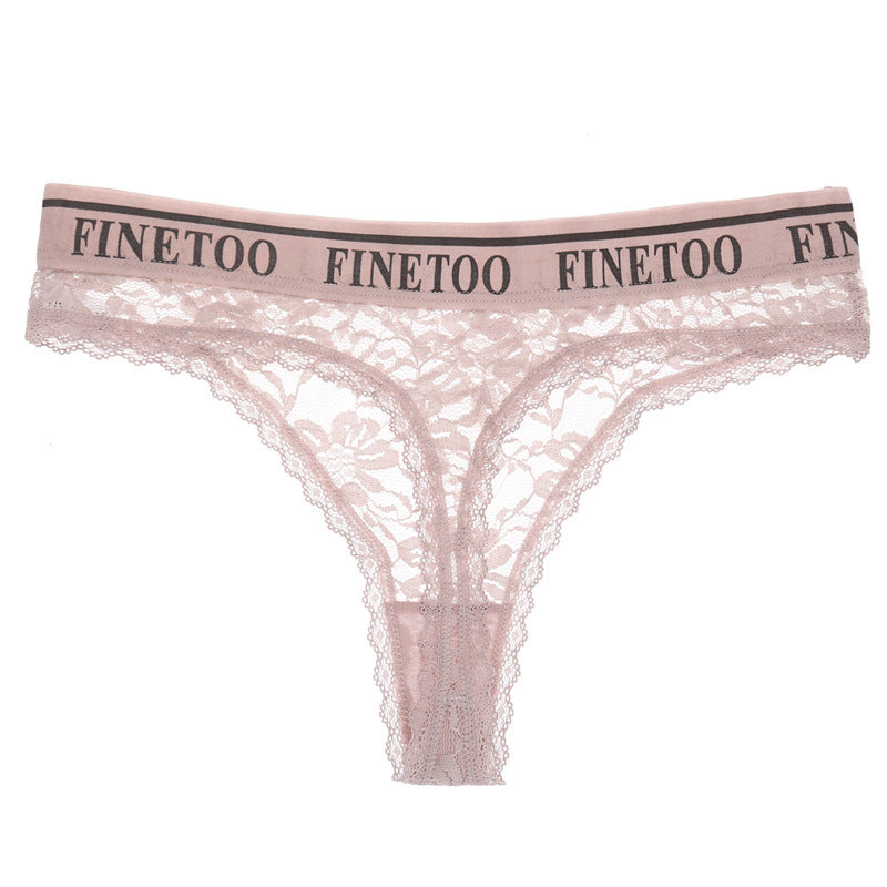 Ladies Thong Panties Lace T-Pants