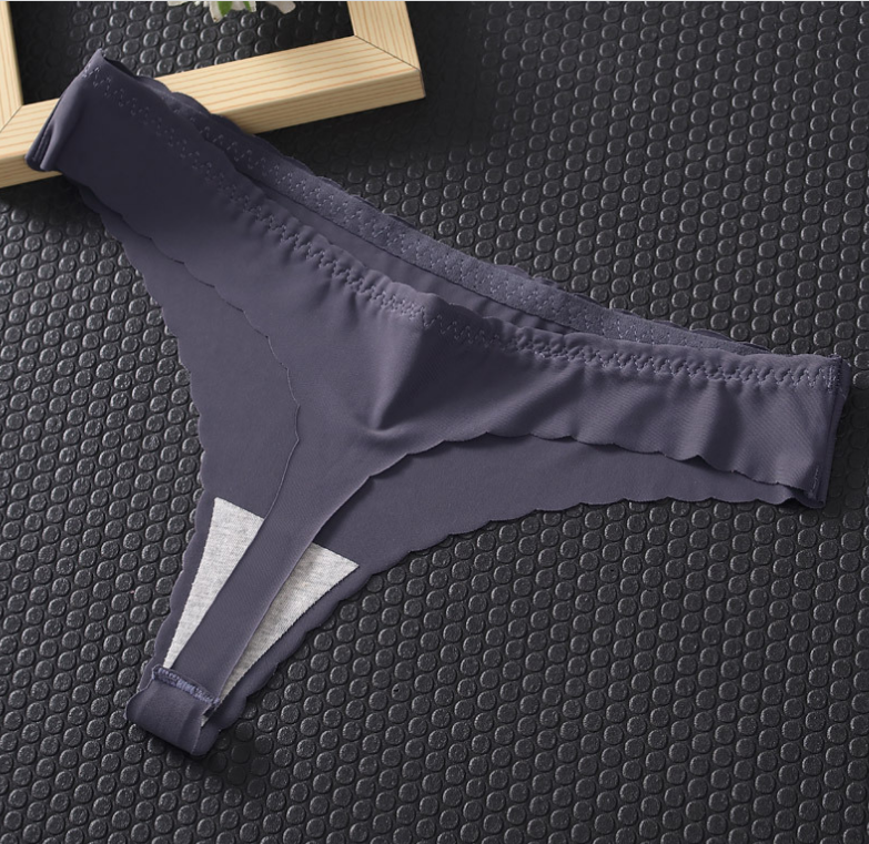 Sexy Seamless High Elastic Ice Silk Women's Panties