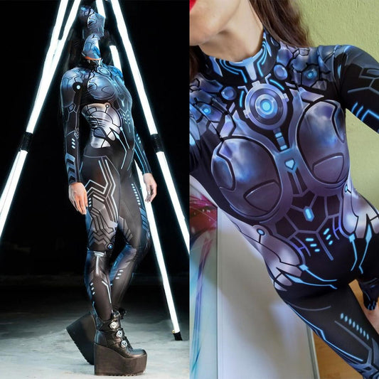 Robot Bodysuit Bodysuit Halloween Sexy