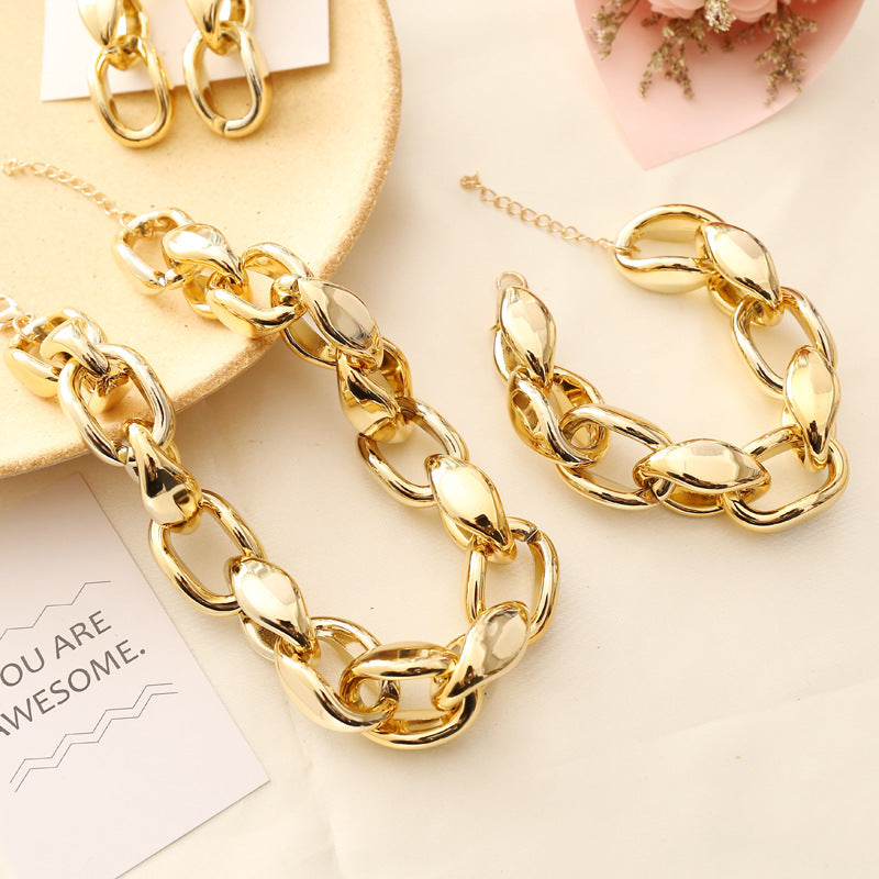 Exaggerated Personality Necklace Women Fashion Trendy Nightclub Items