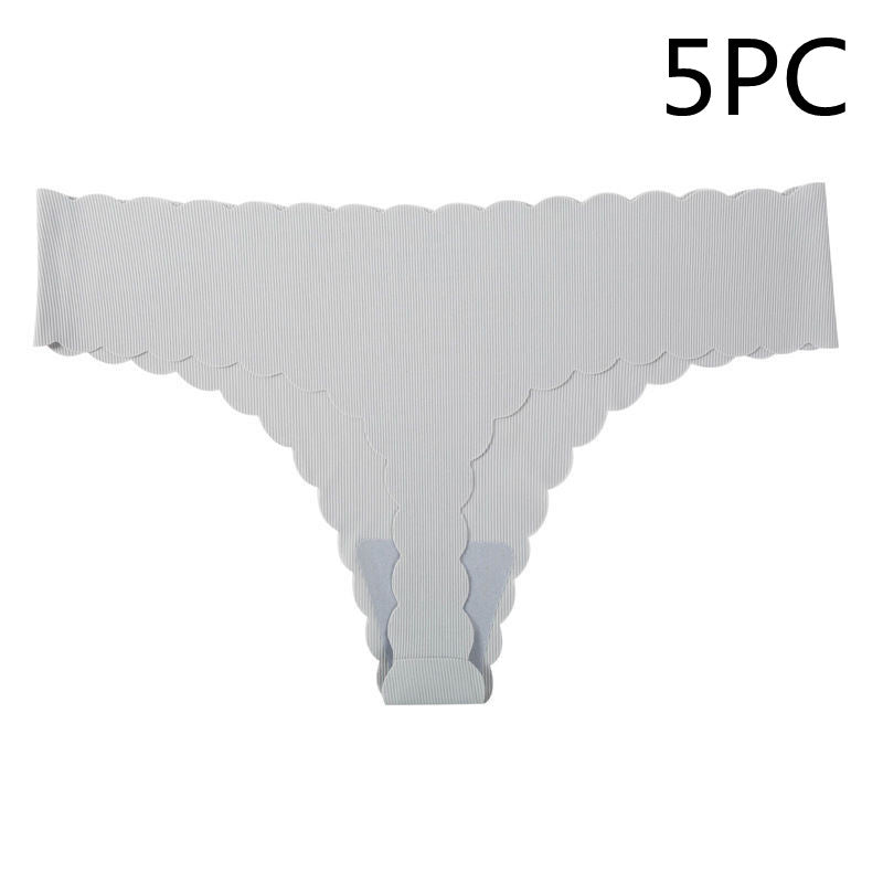 European And American Low-rise Ice Silk Seamless Panties