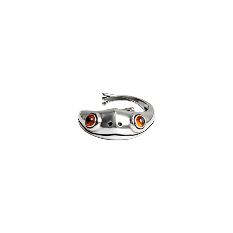 Hip Hop Frog Ring Animal Open Rings For Women Men Jewelry Xmas Gift