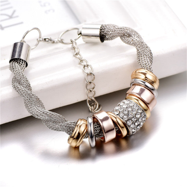 Twist Chain Bracelet Women Alloy Bracelet