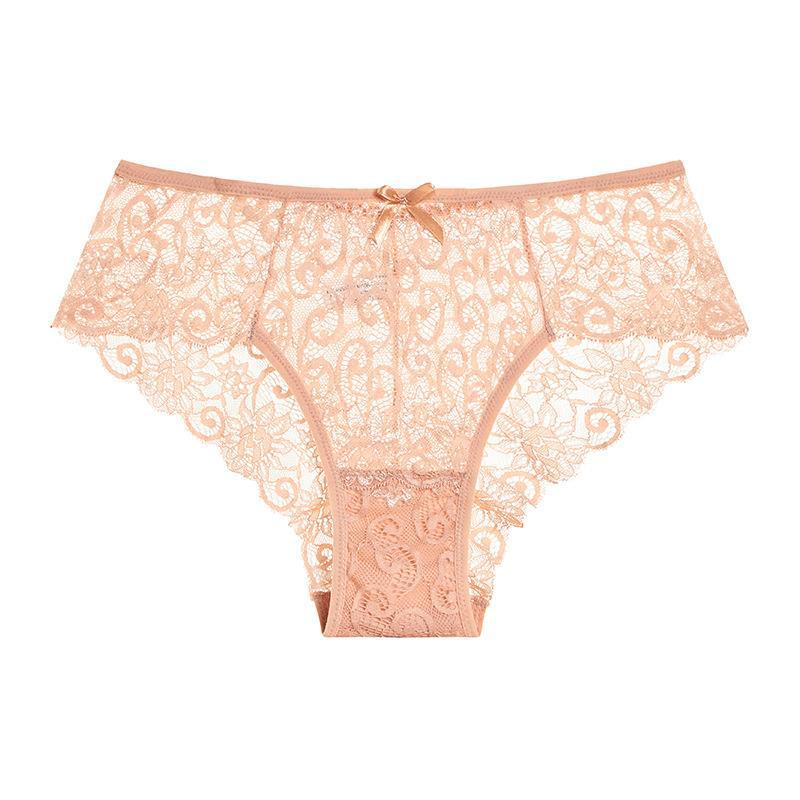 Sexy Mid-waist Lace Lace Women's Briefs For Women