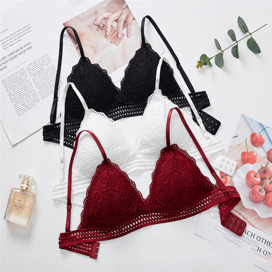 Sexy triangle cup bra