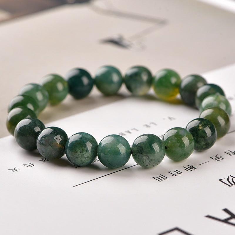 Natural agate chalcedony bracelet women