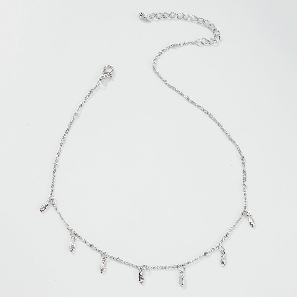 Alloy Retro Thin Chain New Necklace Women