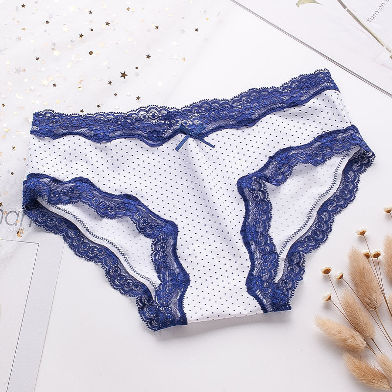 Women's Seamless Low Waist Lace Panties