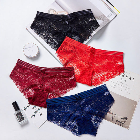 Sexy Ladies Briefs Lace Pattern Panties