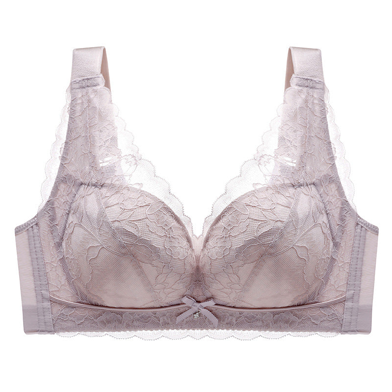 No Steel Ring Sexy Ultra-thin Gather-up Breast Bra