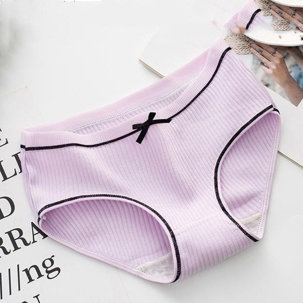 Ladies Fashion Mid-Waist Panties