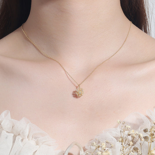 Fashion Personality Dandelion Necklace For Women