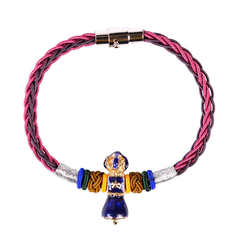 Hand-knitted bracelet women Tibetan style