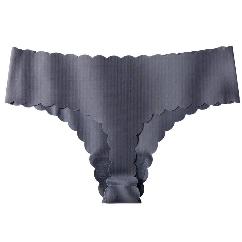 European And American Sexy Low-rise Ice Silk Seamless Panties