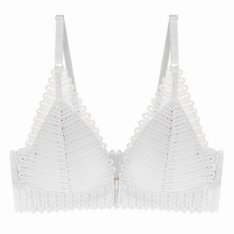 Sexy triangle cup bra without underwire