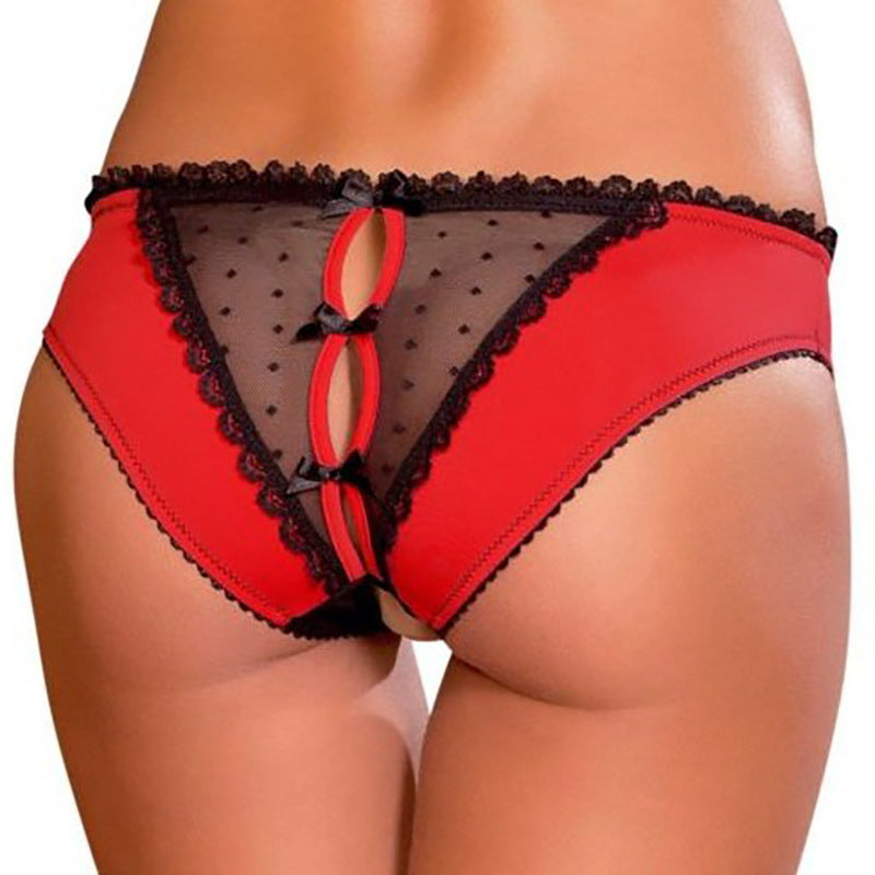 Crotch Panties Passionate See-through Lace   Panties