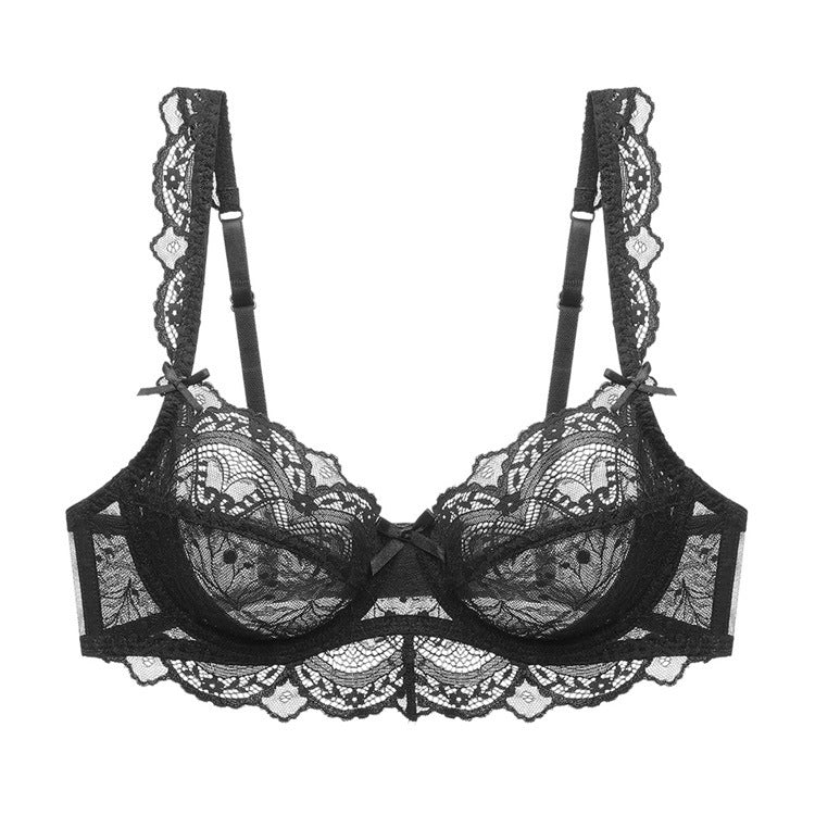 Transparent Lace Bra Ultra-thin Plus Size Bra