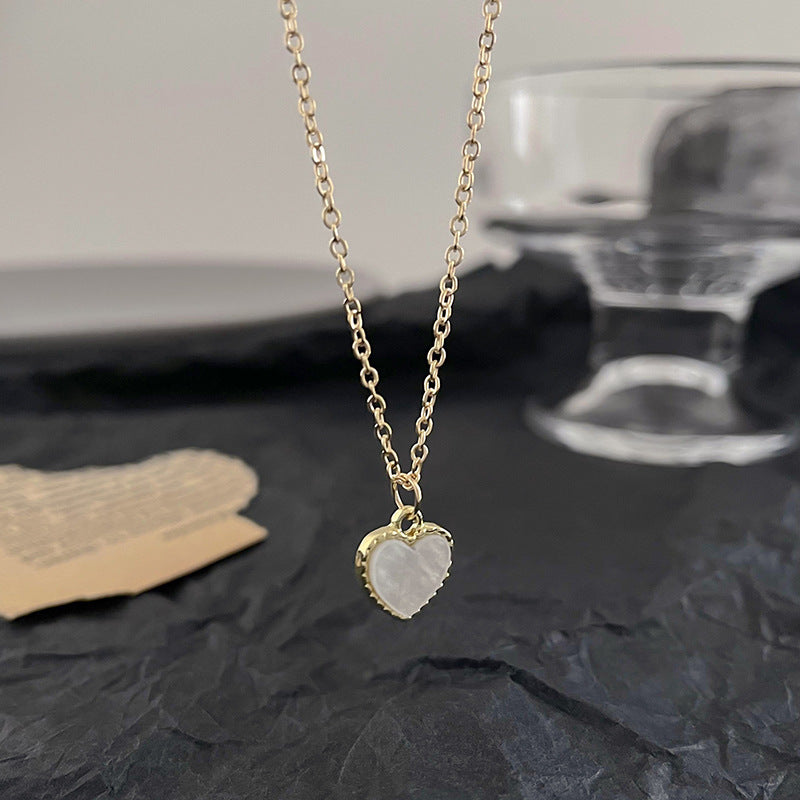 Gentle Love Pendant Necklace Versatile For Women