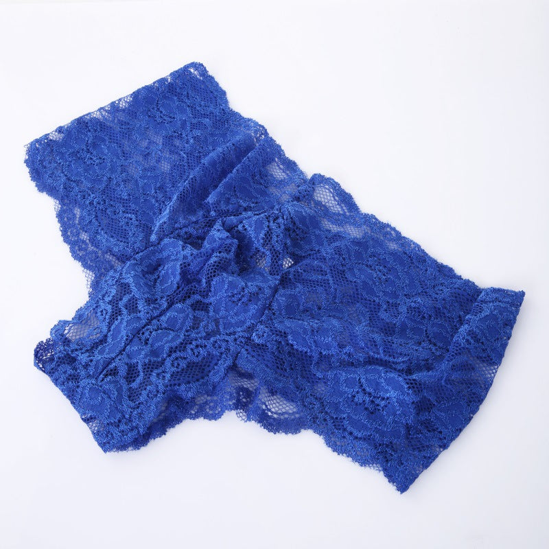 Solid Color Men's Lace Panties