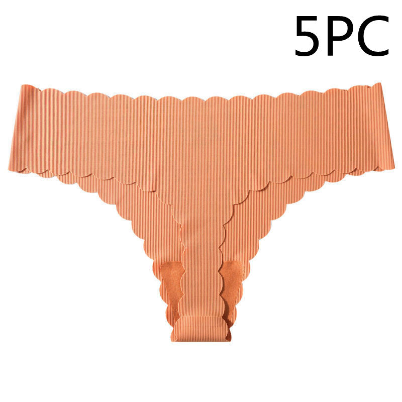 European And American Low-rise Ice Silk Seamless Panties