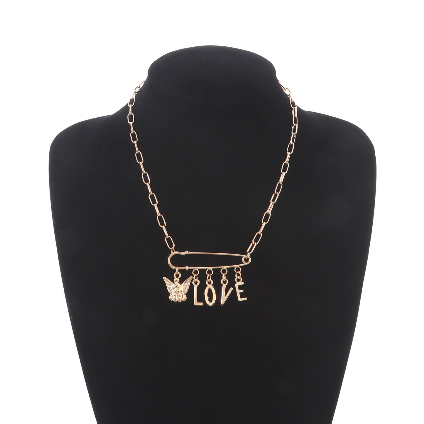 Wings Angel Pendant Necklace Women