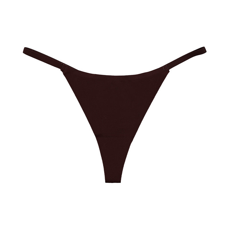 Women's Low Waist Seamless Thong Panties