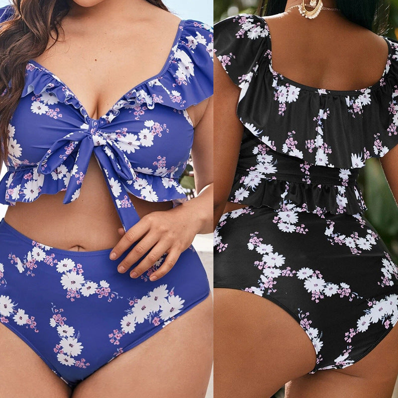 Women's Plus Size Split Bikini