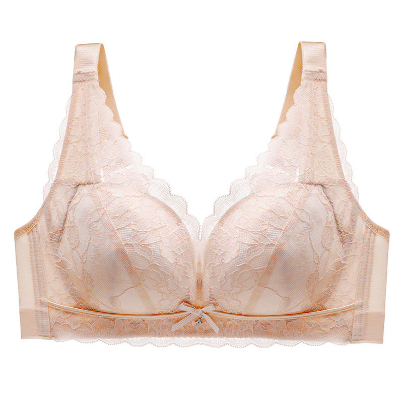 No Steel Ring Sexy Ultra-thin Gather-up Breast Bra