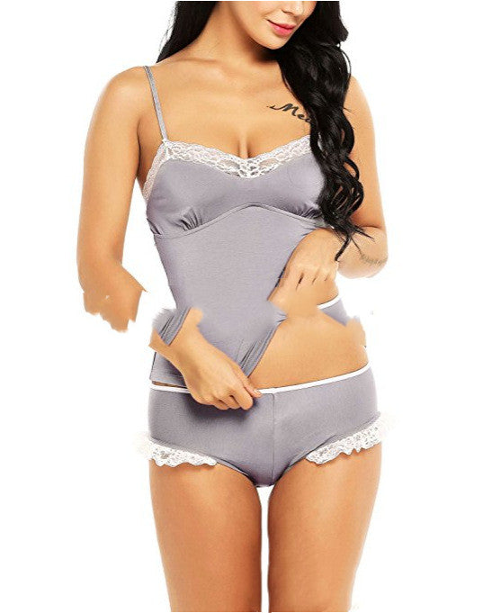 Lace Net Yarn Suit Women's Nightwear Sleepwear