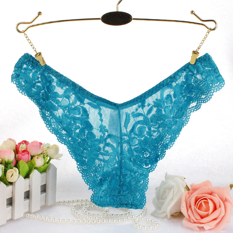 Low Waist Triangle Lace Women's Panties