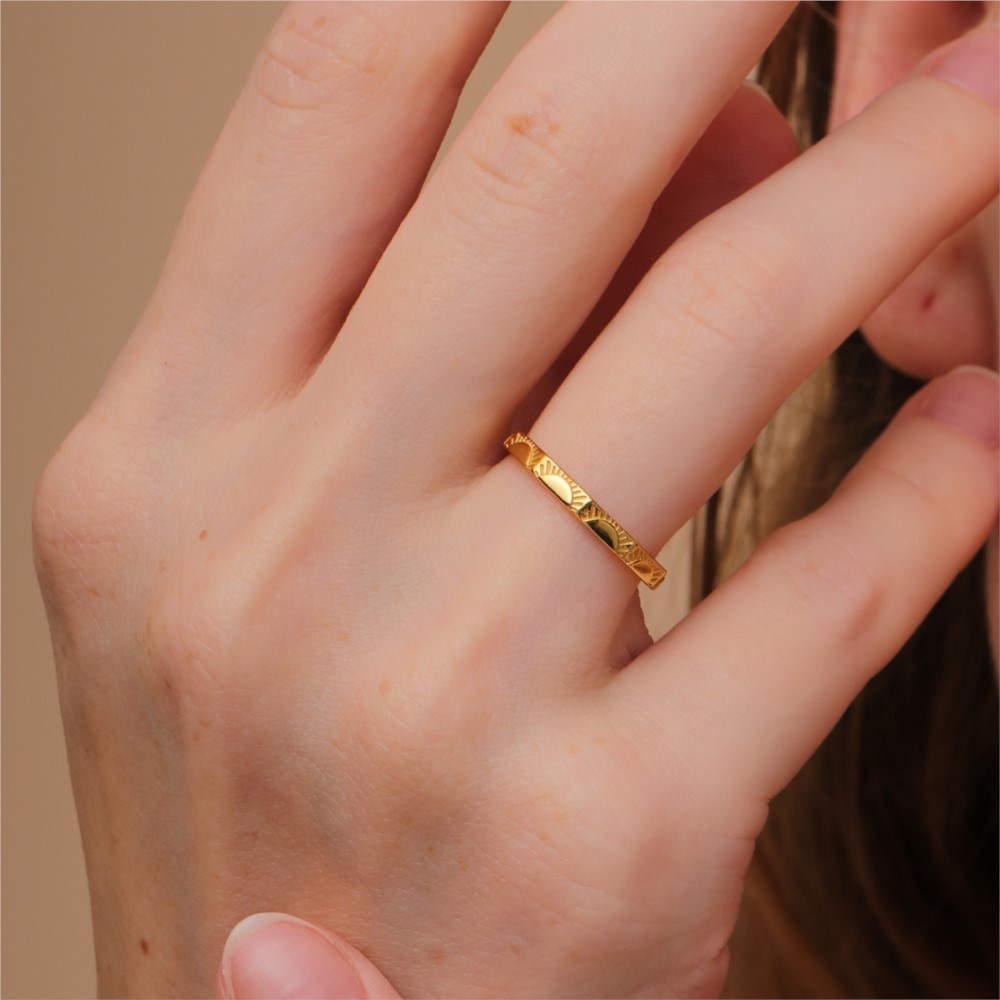 Silver Gold Silver Rings For Women WeddingJewelry Gift