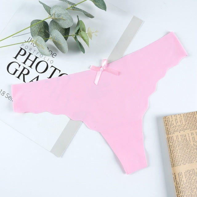 Women Thongs String Seamless Panties Low-Rise