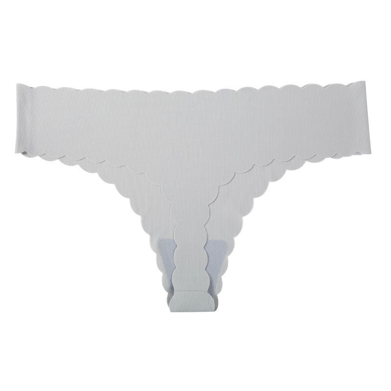 European And American Sexy Low-rise Ice Silk Seamless Panties