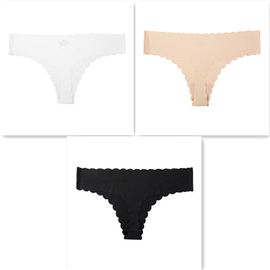 European And American Sexy Low-rise Ice Silk Seamless Panties