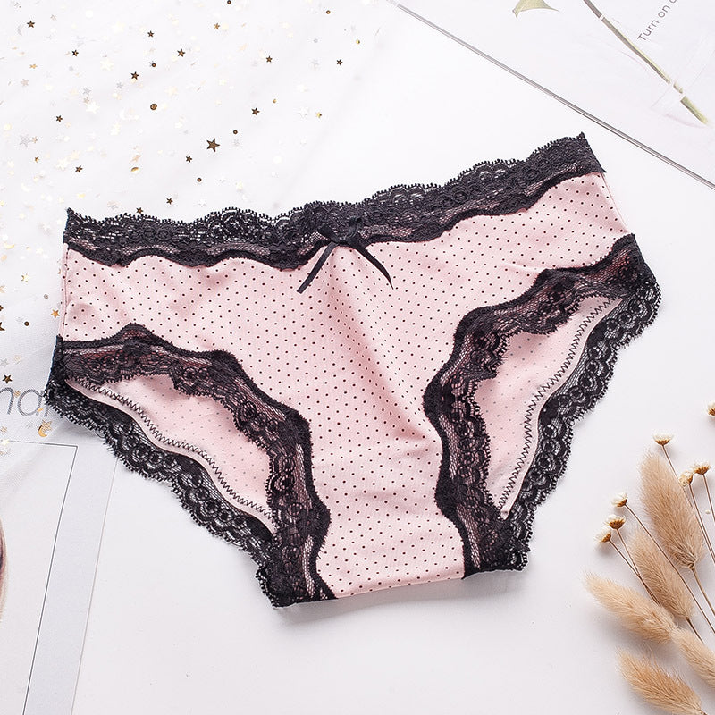 Women's Seamless Low Waist Lace Panties